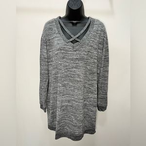 Grey Long-sleeve Dress